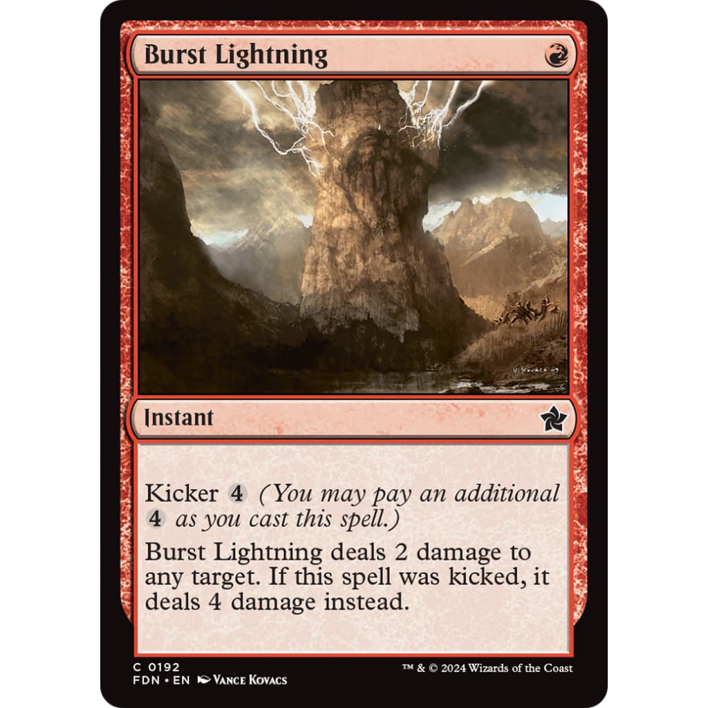 Burst Lightning (FDN-192) - Single