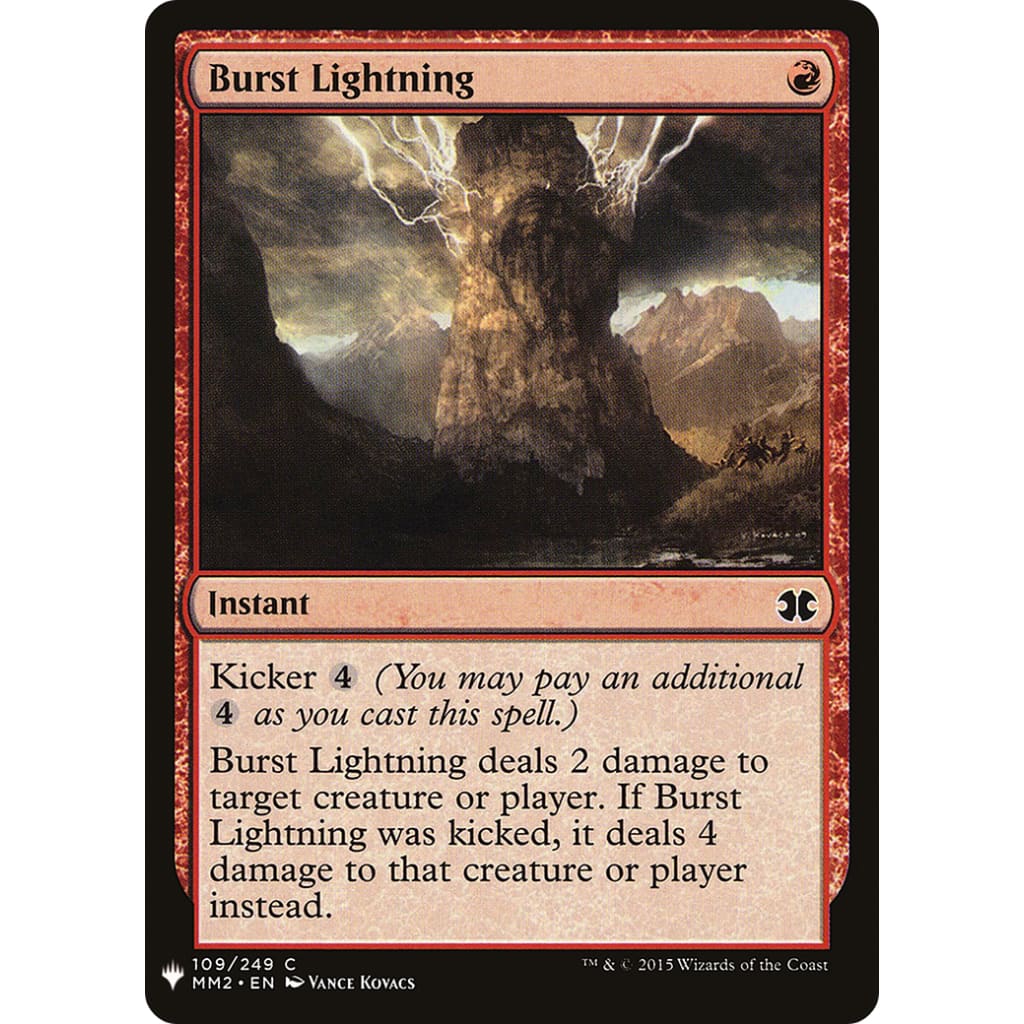 Burst Lightning (PLST-MM2-109) - Single