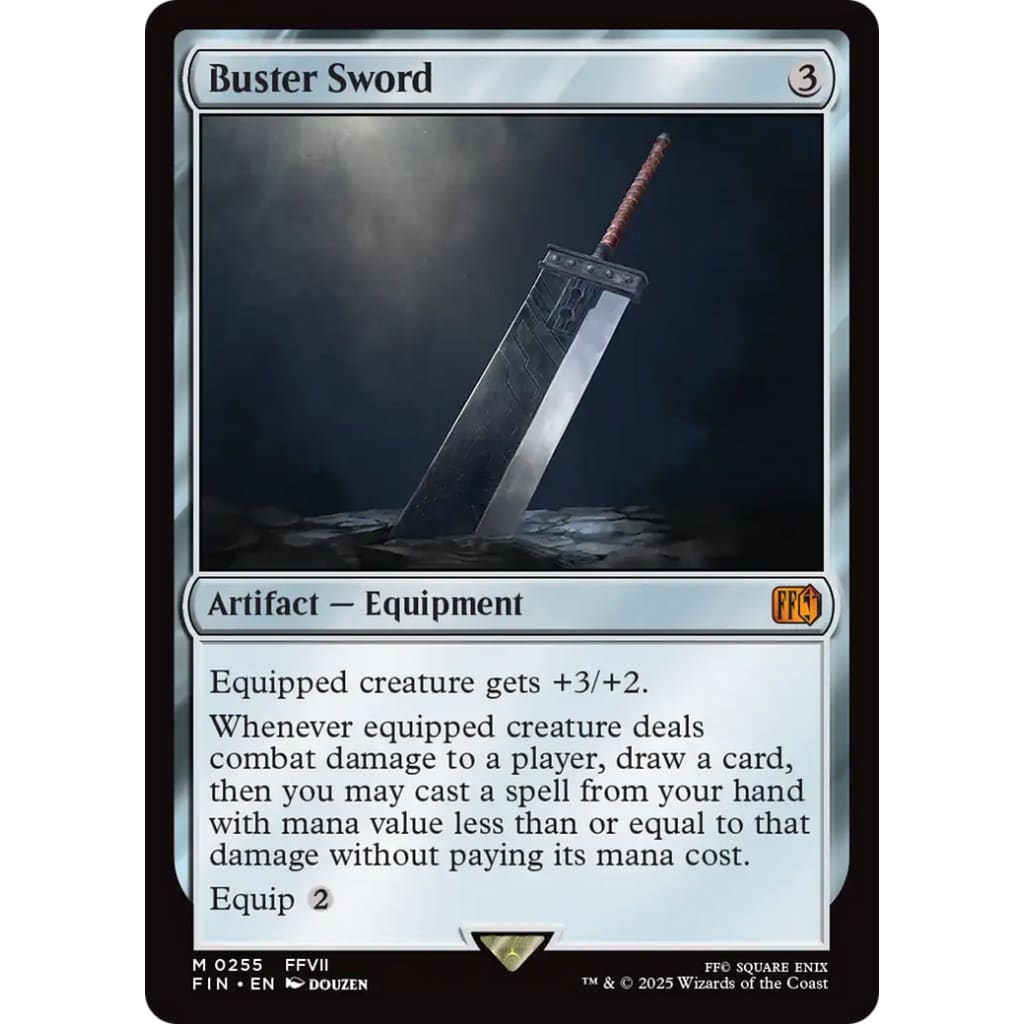 Buster Sword (FIN-255) Foil - Single