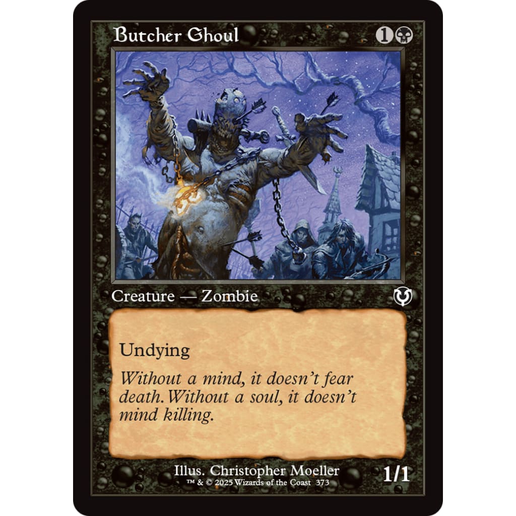 Butcher Ghoul (Retro Frame) (INR-373) - Single