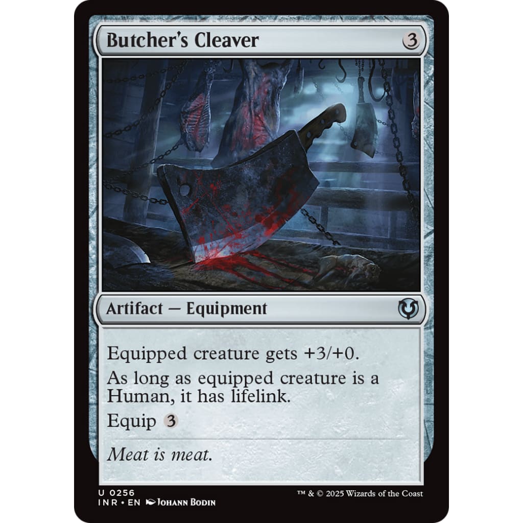 Butcher’s Cleaver (INR-256) Foil - Single