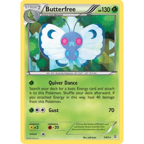 Butterfree (005/083) Holo Rare Holofoil - Single