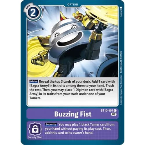 Buzzing Fist - BT10-107 - Common - Single