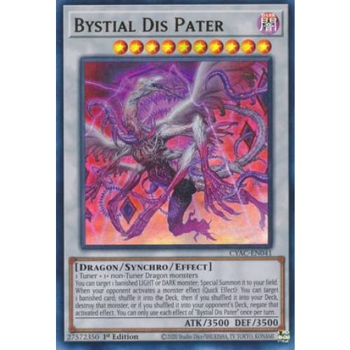 Bystial Dis Pater - CYAC-EN041 Ultra Rare 1st Edition