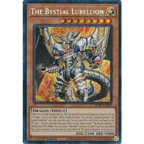The Bystial Lubellion (DABL-EN009) Secret Rare 1st Edition