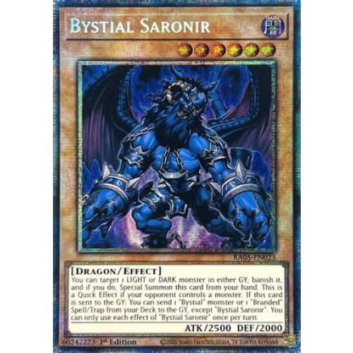 Bystial Saronir (Starlight Rare) - RA05-EN023 Starlight
