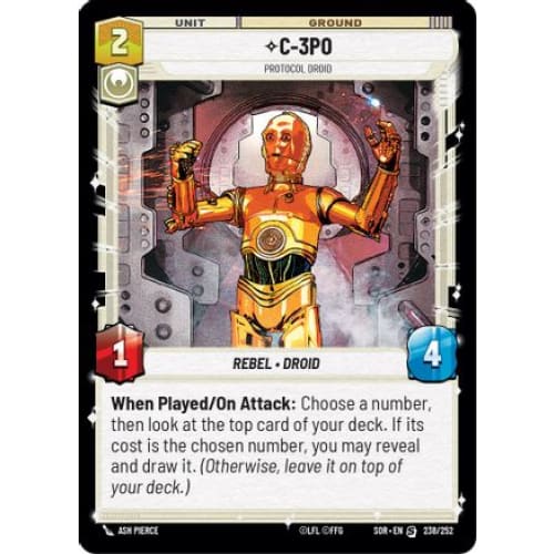 C-3PO - Protocol Droid (238/252) - Spark of Rebellion