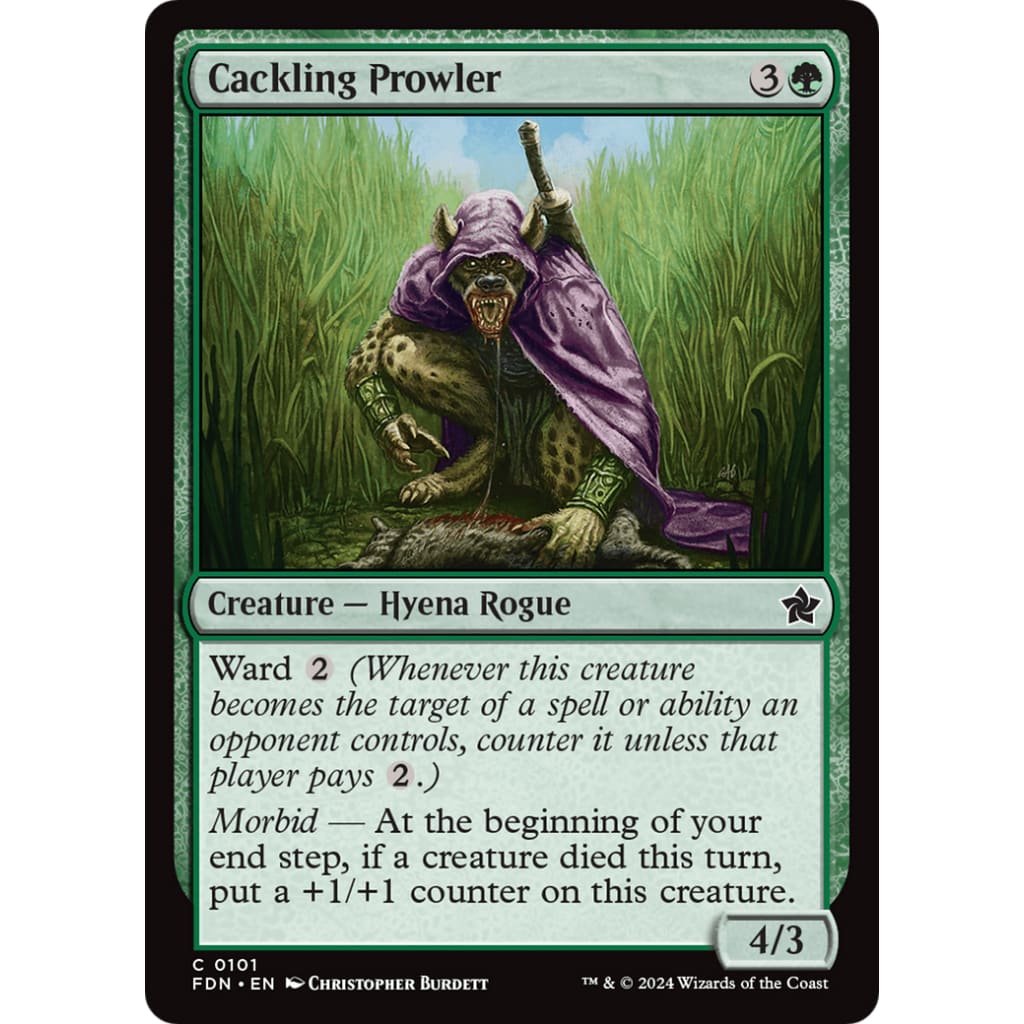 Cackling Prowler (FDN-101) - Single