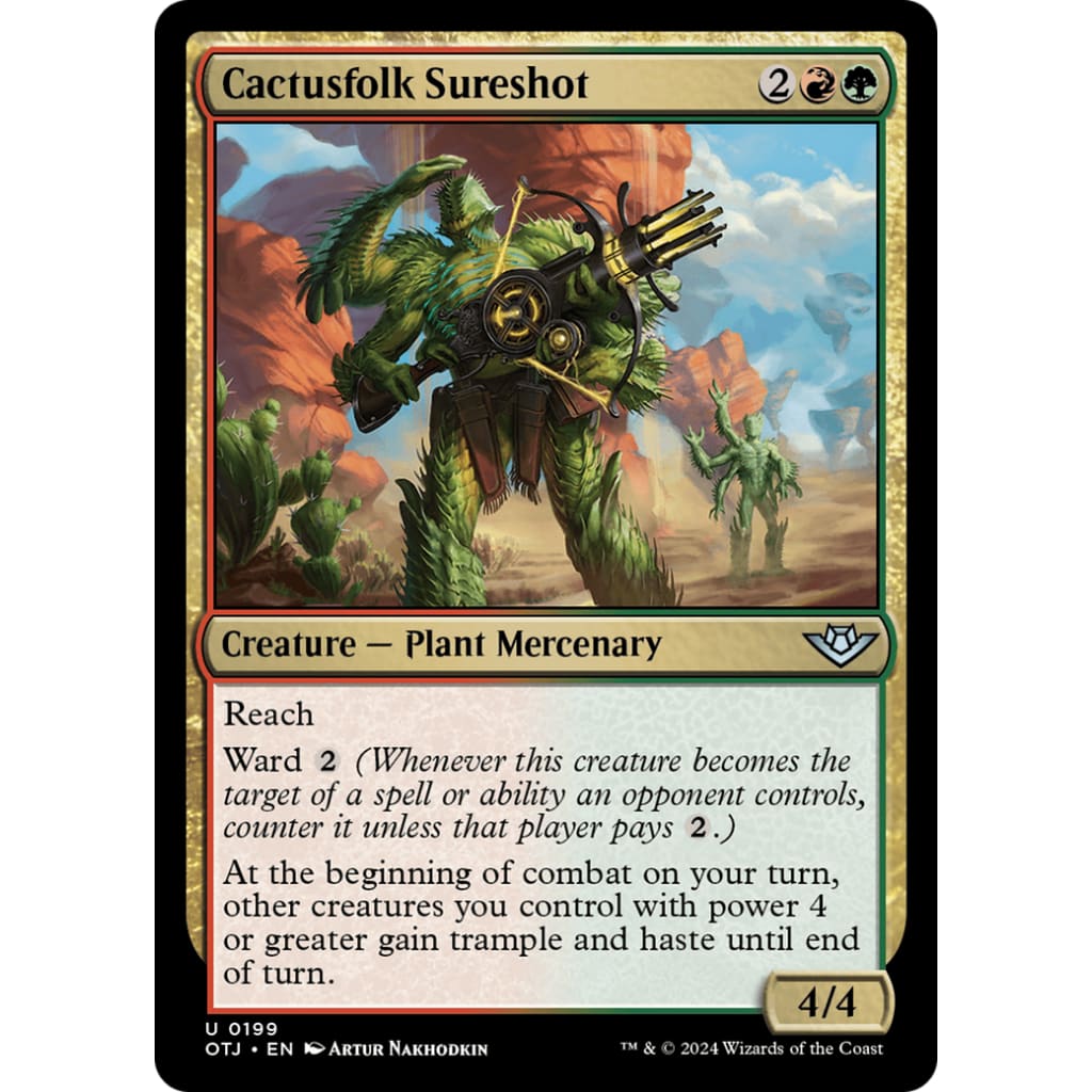 Cactusfolk Sureshot (OTJ-199) - Single