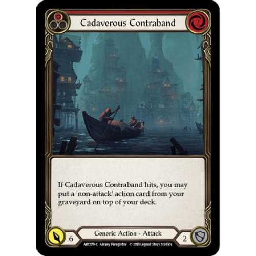 Cadaverous Contraband (Red) (ARCANE RISING) 1st Edition