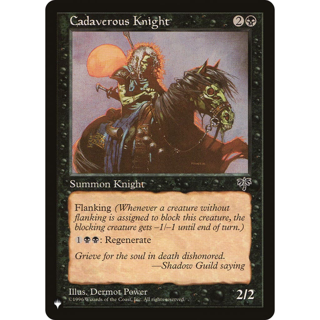 Cadaverous Knight (PLST-MIR-110) - Single
