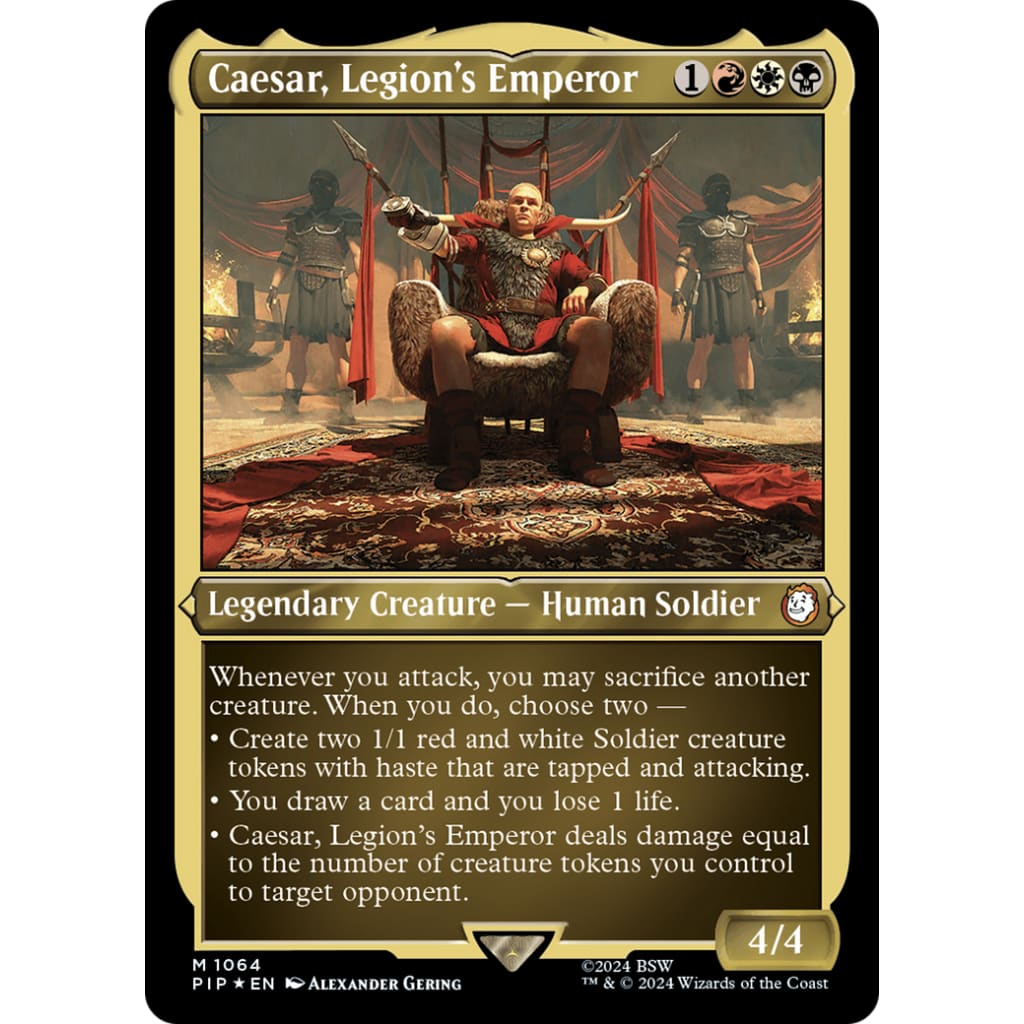 Caesar Legion’s Emperor (PIP-1064) Foil - Single