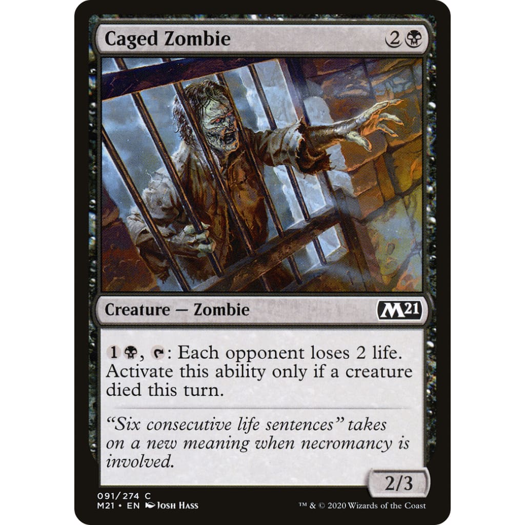 Caged Zombie (M21-091) - Single