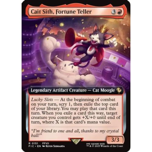 Cait Sith Fortune Teller (Extended Art) (FIC-151) Foil
