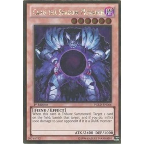 Caius the Shadow Monarch (PGLD-EN066) Gold Rare Unlimited