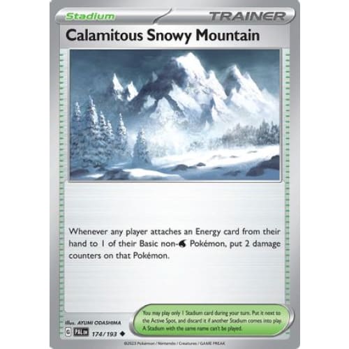 Calamitous Snowy Mountain (174) Uncommon - Single