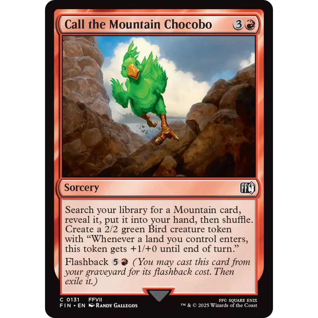 Call the Mountain Chocobo (FIN-131) - Single