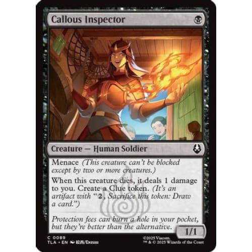 Callous Inspector (TLA-089) - Single