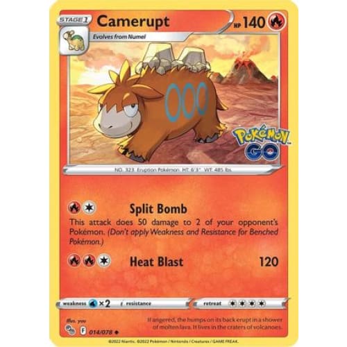 Camerupt (014/078) Uncommon - Single