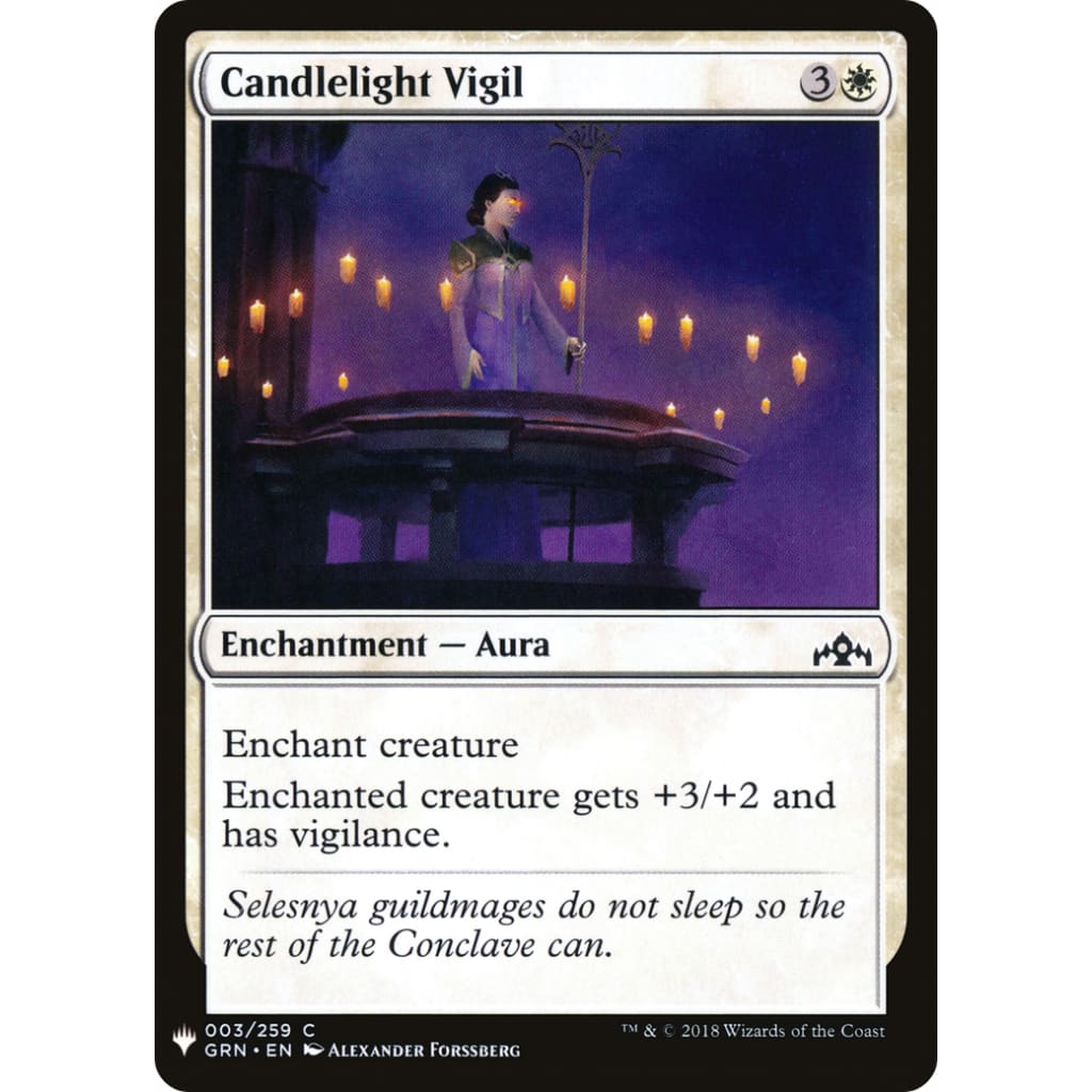 Candlelight Vigil (PLST-GRN-3) - Single