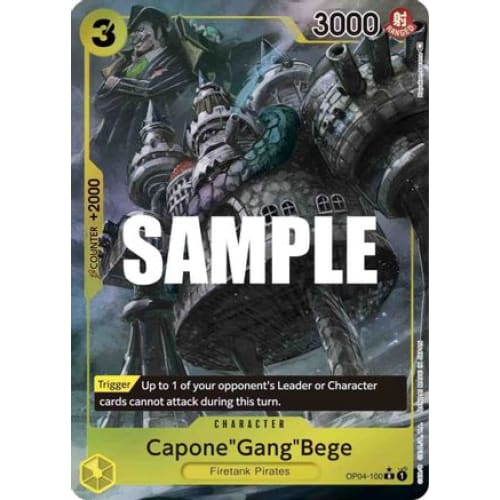 Capone’Gang’Bege (Alternate Art) OP04-100 R Kingdoms