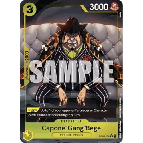 Capone’Gang’Bege (OP04-100) (Alternate Art) OP04-100 R