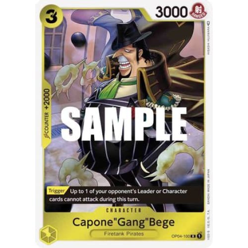 Capone’Gang’Bege OP04-100 R Kingdoms of Intrigue Foil