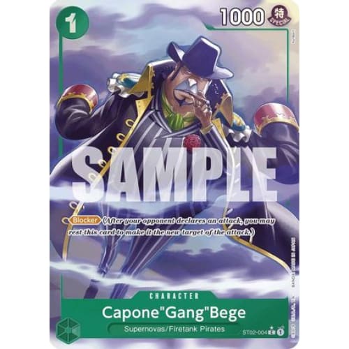 Capone’Gang’Bege (ST02-004) (Alternate Art) ST02-004 C