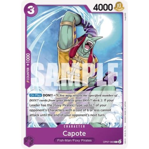 Capote OP07-063 C 500 Years in the Future - Single