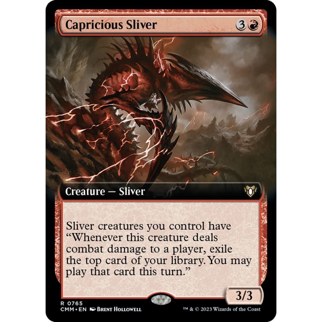 Capricious Sliver (CMM-765): (Extended Art) Foil - Single