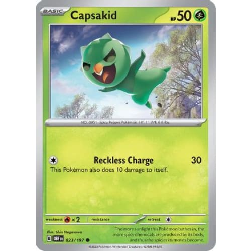 Capsakid (023/197) Common Reverse Holofoil - Single