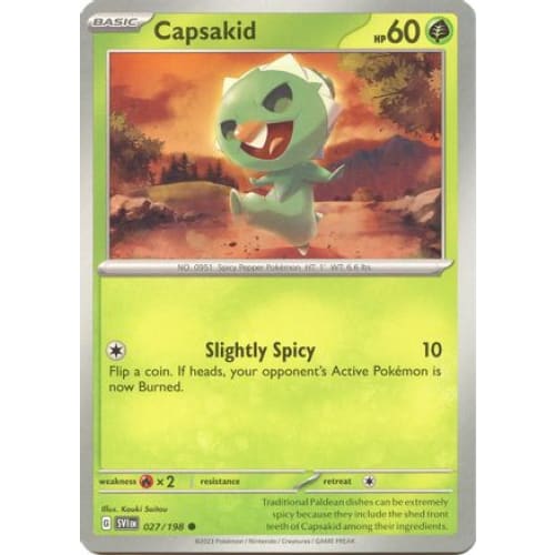 Capsakid - 027/198 (27) Reverse Holofoil Common - Single