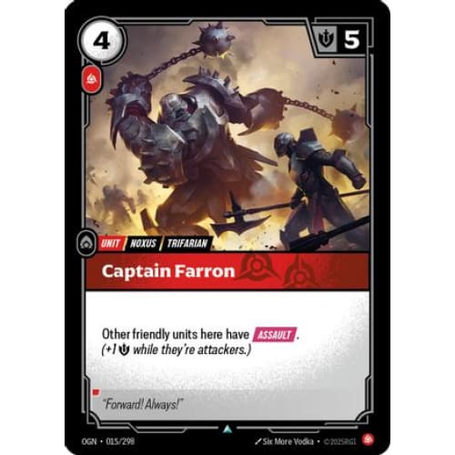 Captain Farron (015/298) - Origins - Single