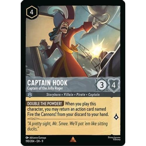 Captain Hook - of the Jolly Roger (190/204) - Fabled Cold