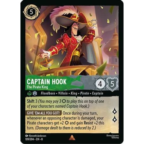 Captain Hook - The Pirate King (109/204) - Reign of Jafar