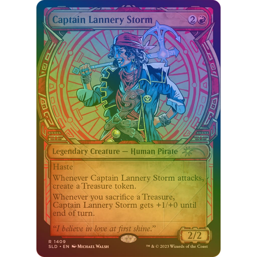 Captain Lannery Storm (SLD-1409★): (Showcase) Foil - Single