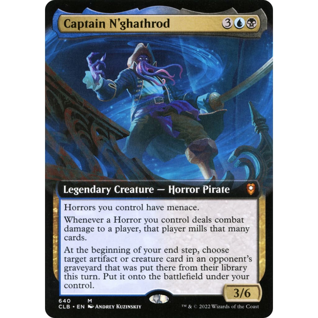 Captain N’ghathrod (CLB-640): (Extended Art) - Single