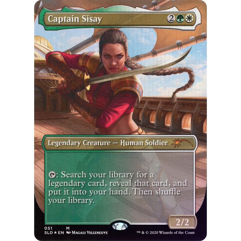 Captain Sisay (SLD-051) (Borderless) Foil - Single