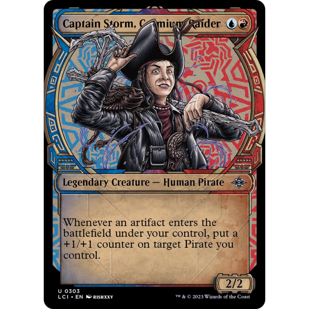Captain Storm Cosmium Raider (LCI-303): (Showcase) Foil
