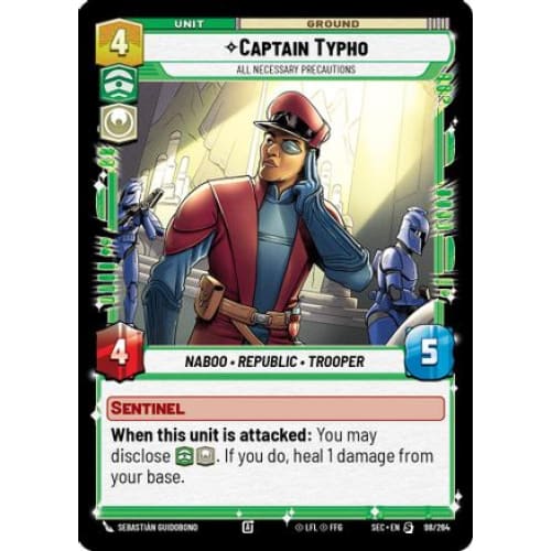 Captain Typho - All Necessary Precautions (98/264) - Single