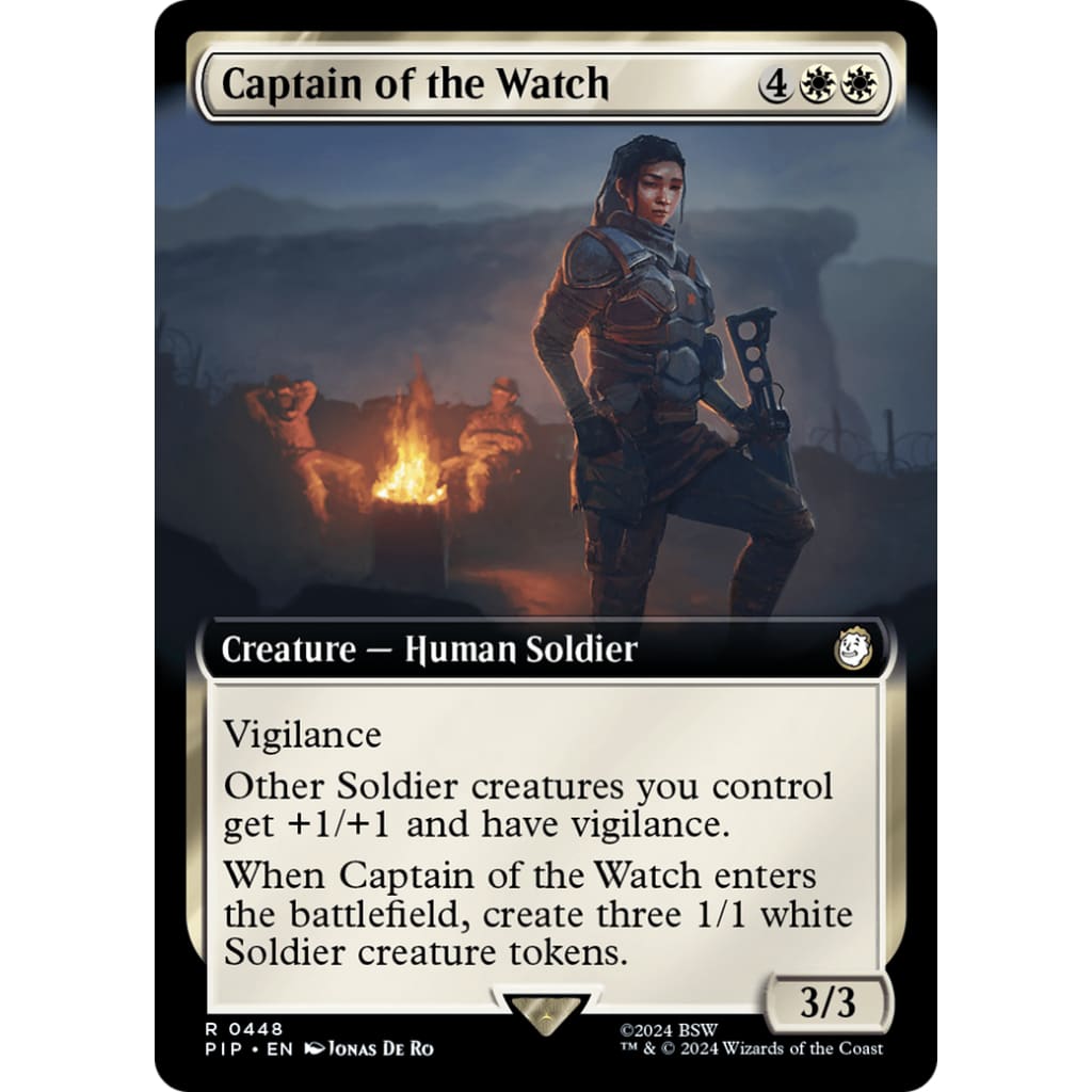 Captain of the Watch (PIP-448): (Extended Art) Foil - Single
