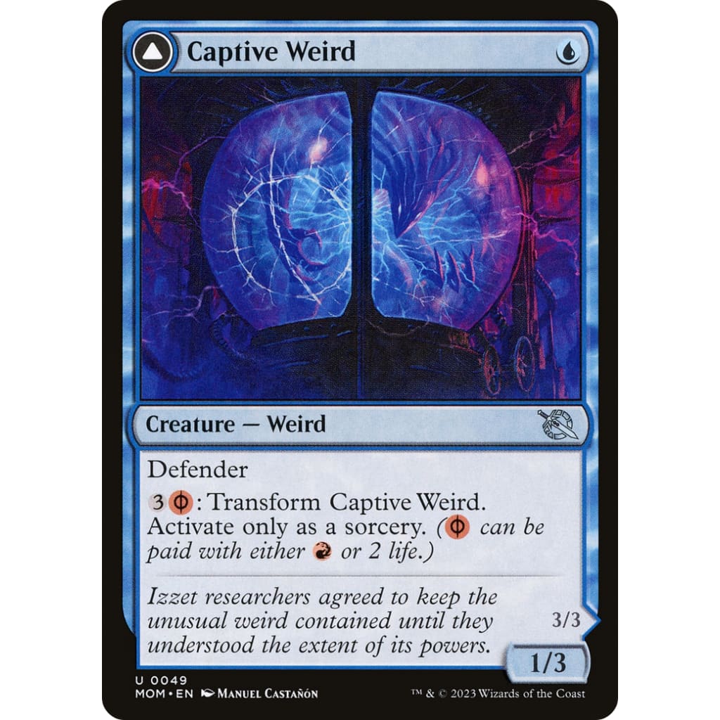 Captive Weird // Compleated Conjurer (MOM-049) Foil - Single