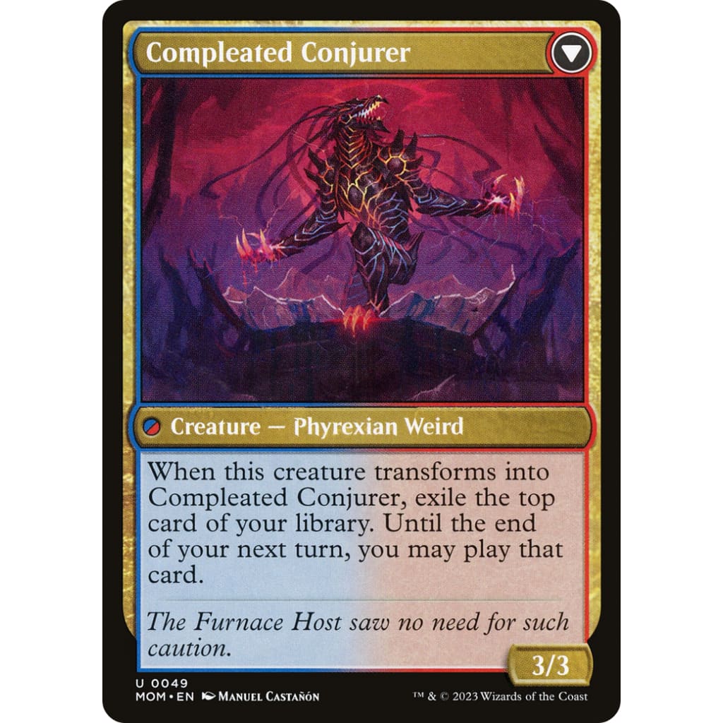 Captive Weird // Compleated Conjurer (MOM-049) Foil - Single