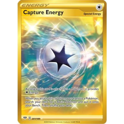 Capture Energy (201/189) Secret Rare Holofoil - Single