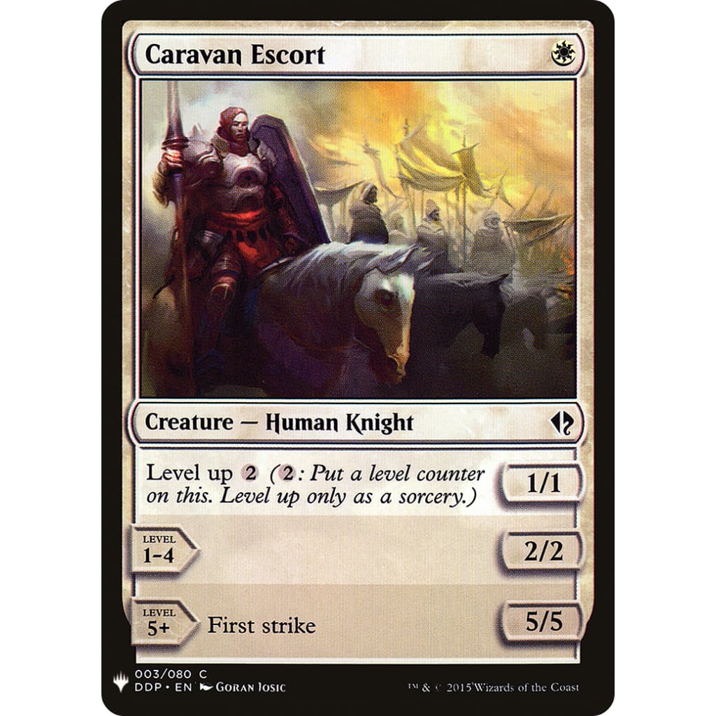 Caravan Escort (PLST-DDP-3) - Single