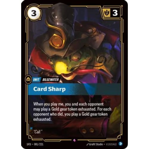 Card Sharp (081/221) - Spiritforged Foil - Single