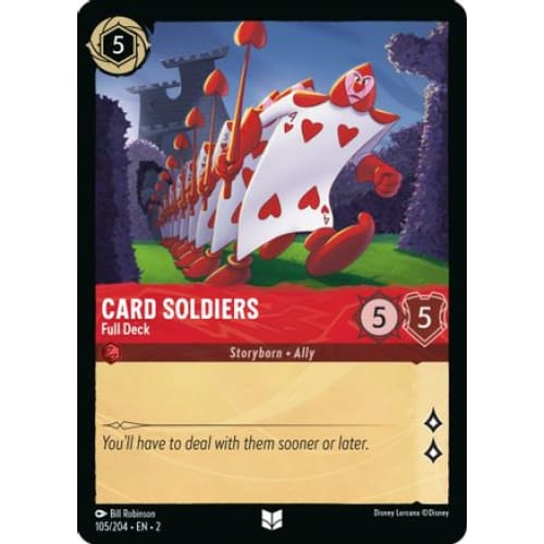Card Soldiers - Full Deck (105/204) - Rise of the Floodborn