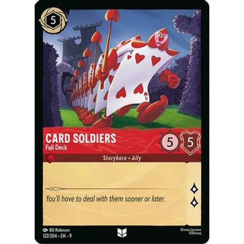 Card Soldiers - Full Deck (122/204) - Fabled Cold Foil