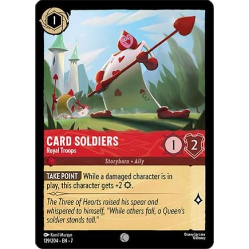 Card Soldiers - Royal Troops (129/204) - Archazias Island