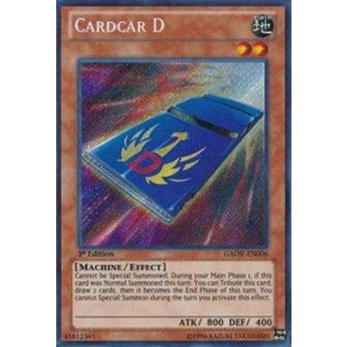 Cardcar D (GAOV-EN006) Secret Rare Unlimited - Single